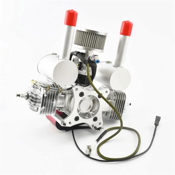 New DLE60 EFI Engine UAV Special Power System 60cc Displacement Electric Start Battery Two-stroke RC Airplane Fixed Wing V